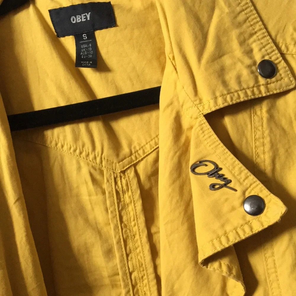 Yellow OBEY Jacket - Picture 5 of 5